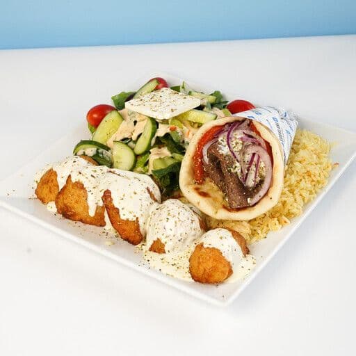 Assiette George Michael 1 Pita (steak) / Plate George Michael 1 pita (steak)