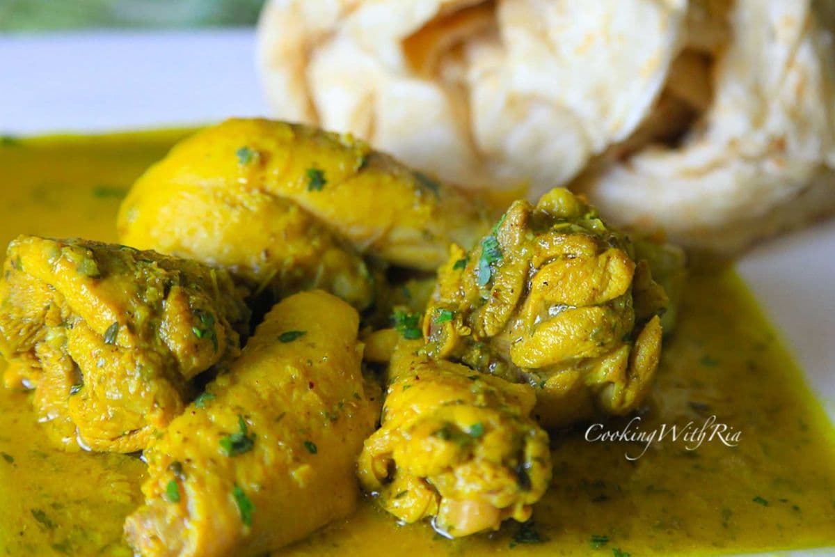 Small Bone-In Curried Chicken Portion