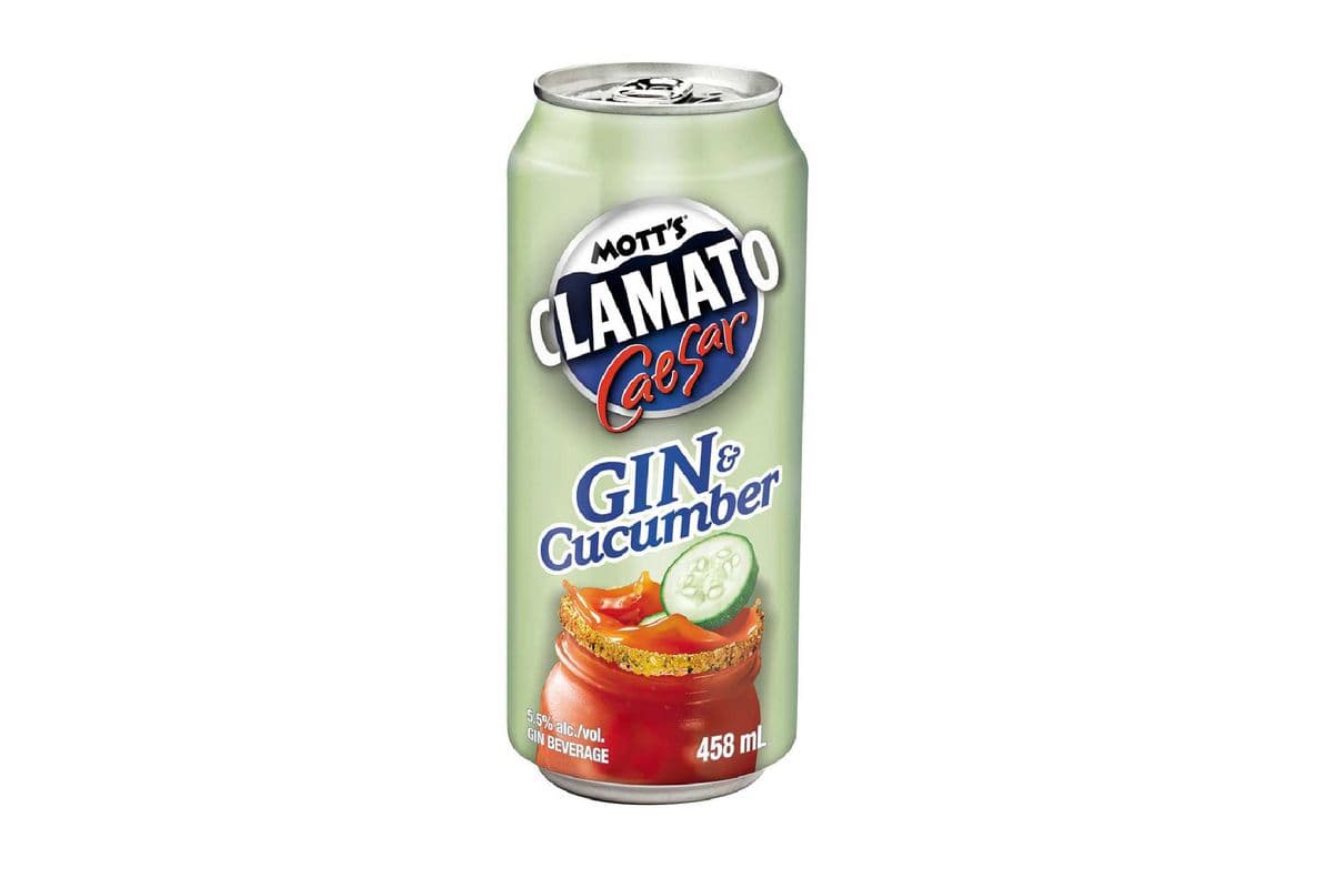 Motts Clamato Cucumber Gin Caesar Tall Can (1 x 458 ml)