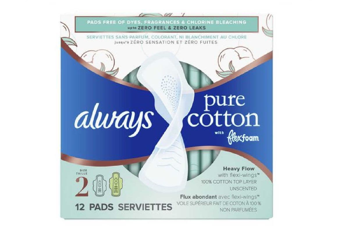 Always Pure Cotton pads