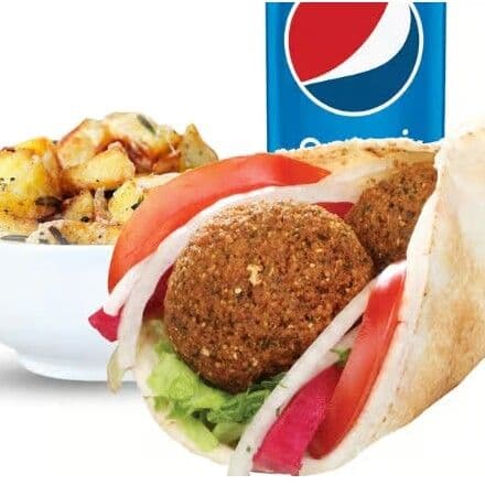 Trio de pitas aux falafels / Falafel Pita Trio