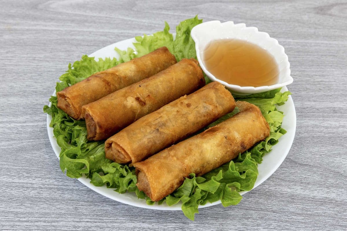 10. Pork Spring Rolls (4 Rolls)
