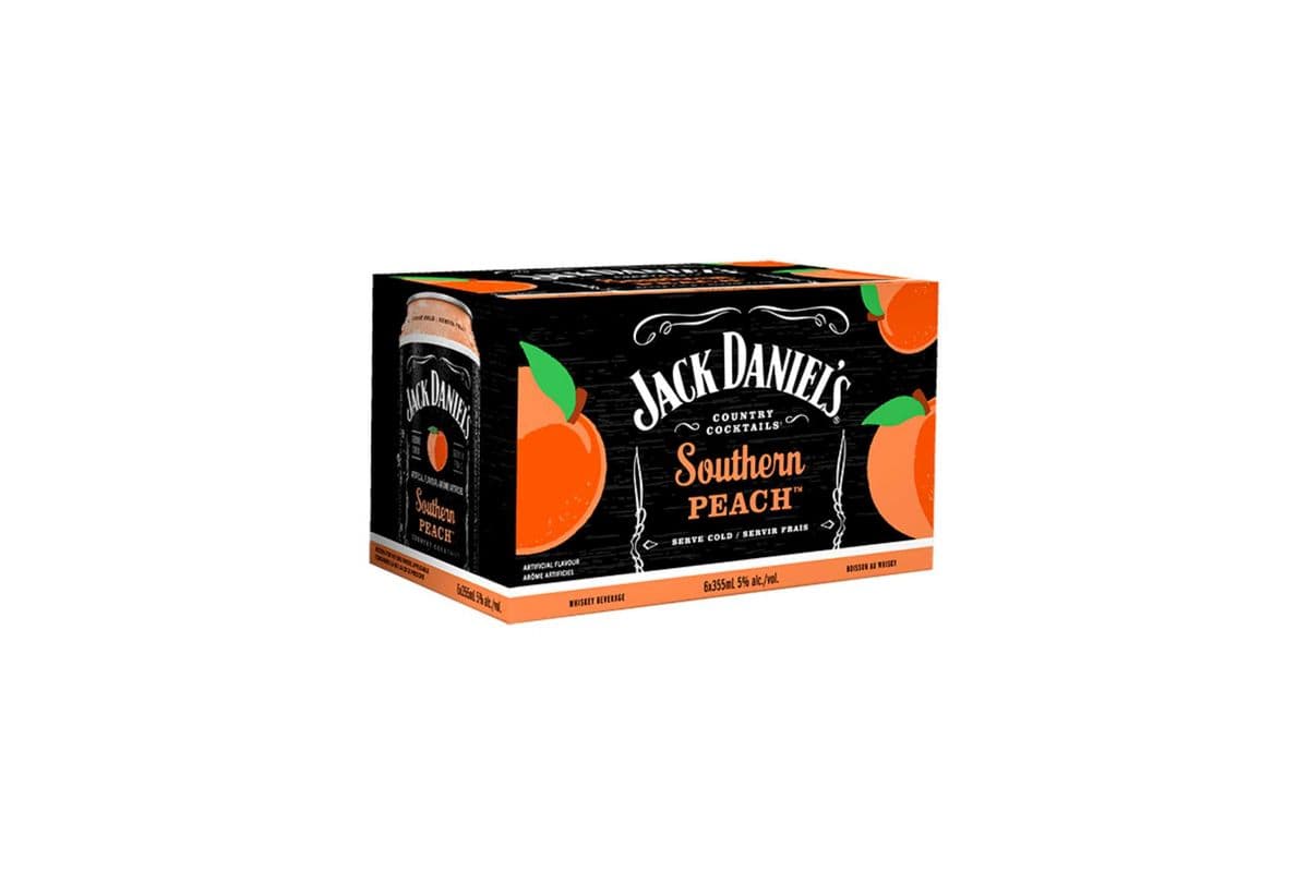 Jack Daniel's Southern Peach (6 x 355mL Cans)