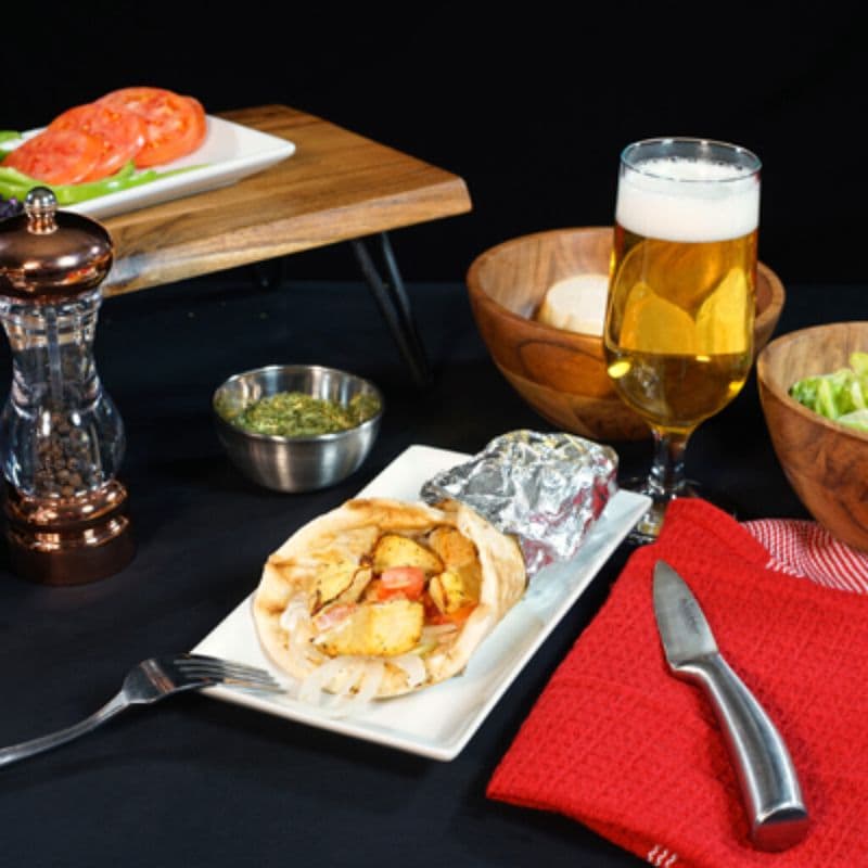 Poulet sur pita (seul)