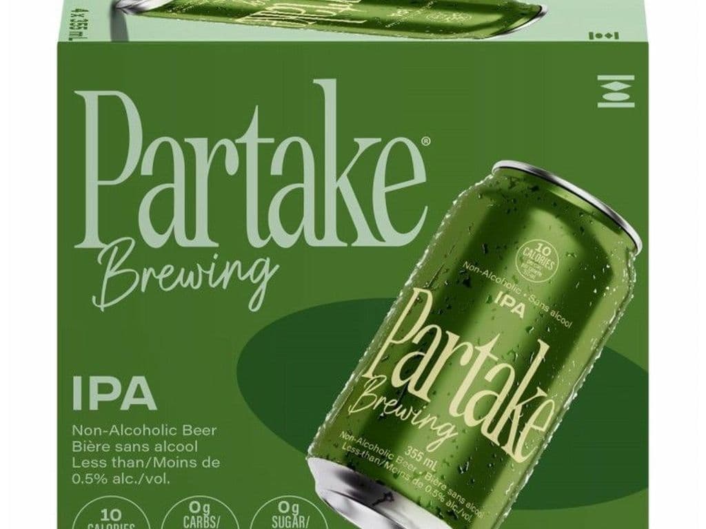 PARTAKE NON-ALCOHOL BEER IPA 4X355ML