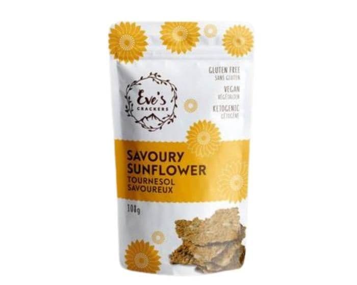 EVE'S SAVORY SUNFLOWER CRACKER 100G