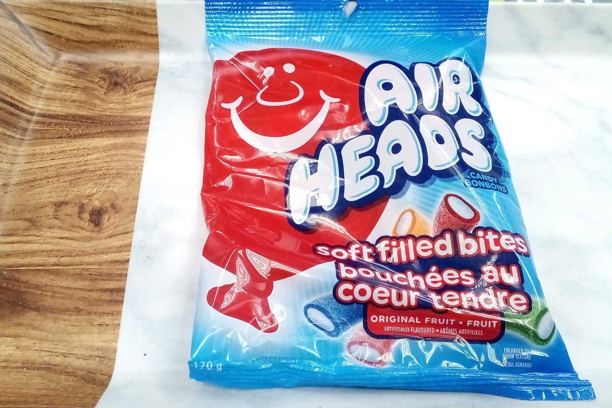Air heads soft filled bites Bag
