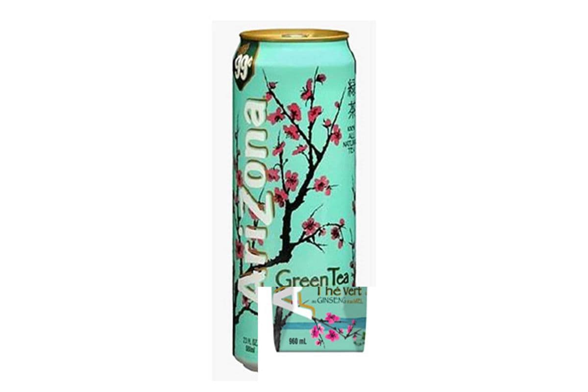 Arizona Green Tea With Honey Can 680ml
