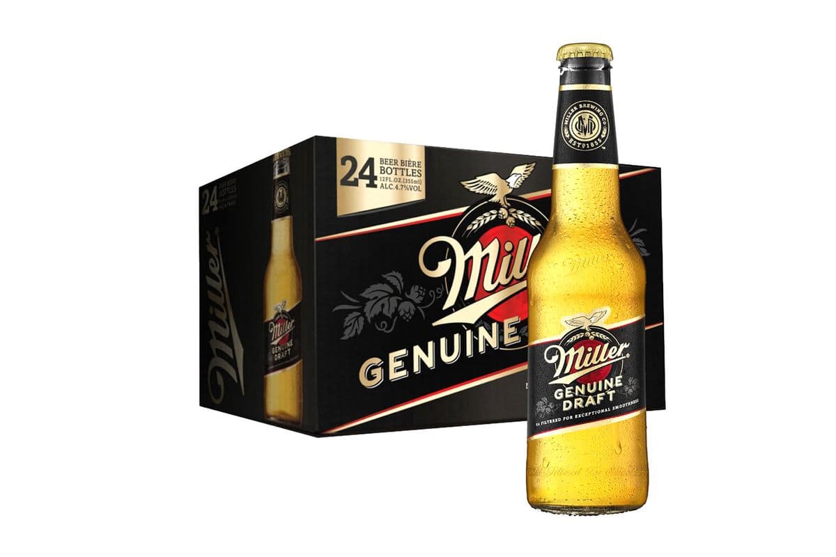 797298. Miller Genuine Draft (24 Bottles) (24 x 330ML)