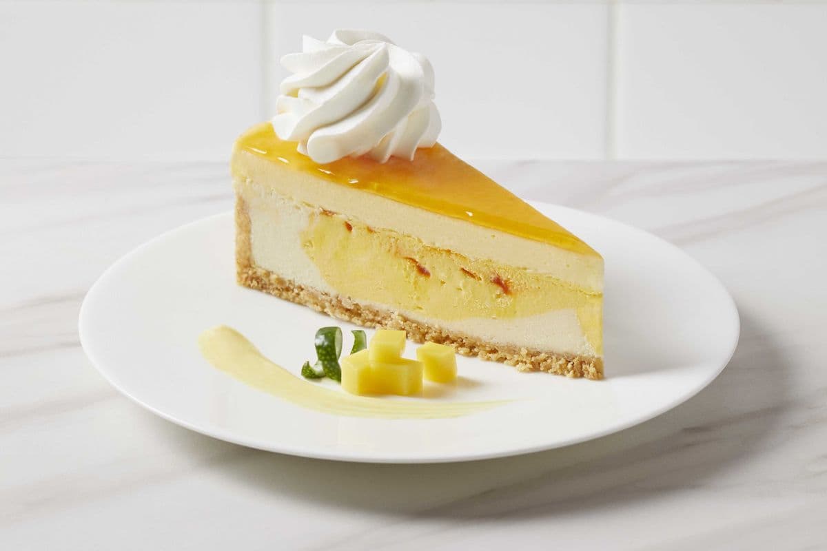 Mango Key Lime Cheesecake (Slice)