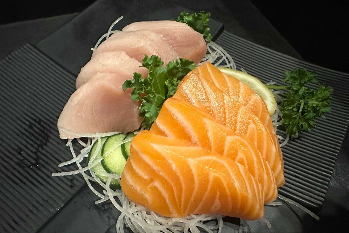 Salmon and Tuna Sashimi
