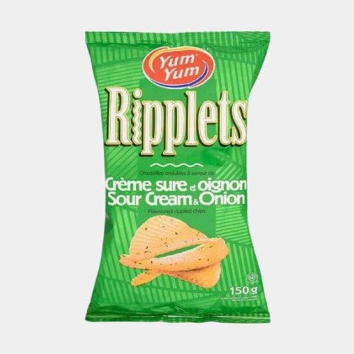 Yum Yum - Ripplets crème sûre et oignon / Yum Yum - Ripplets Sour Cream & Onion