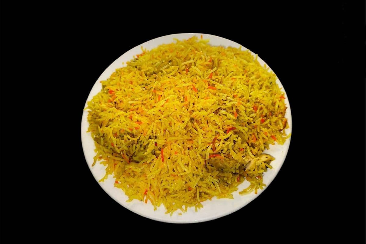 Riz Biryani avec poulet / Chicken Biryani