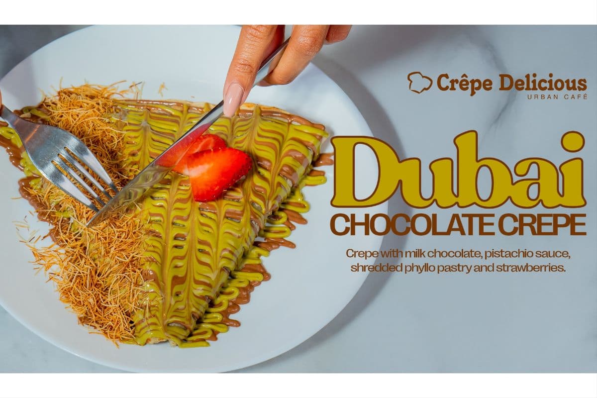 Dubai Chocolate Crepe