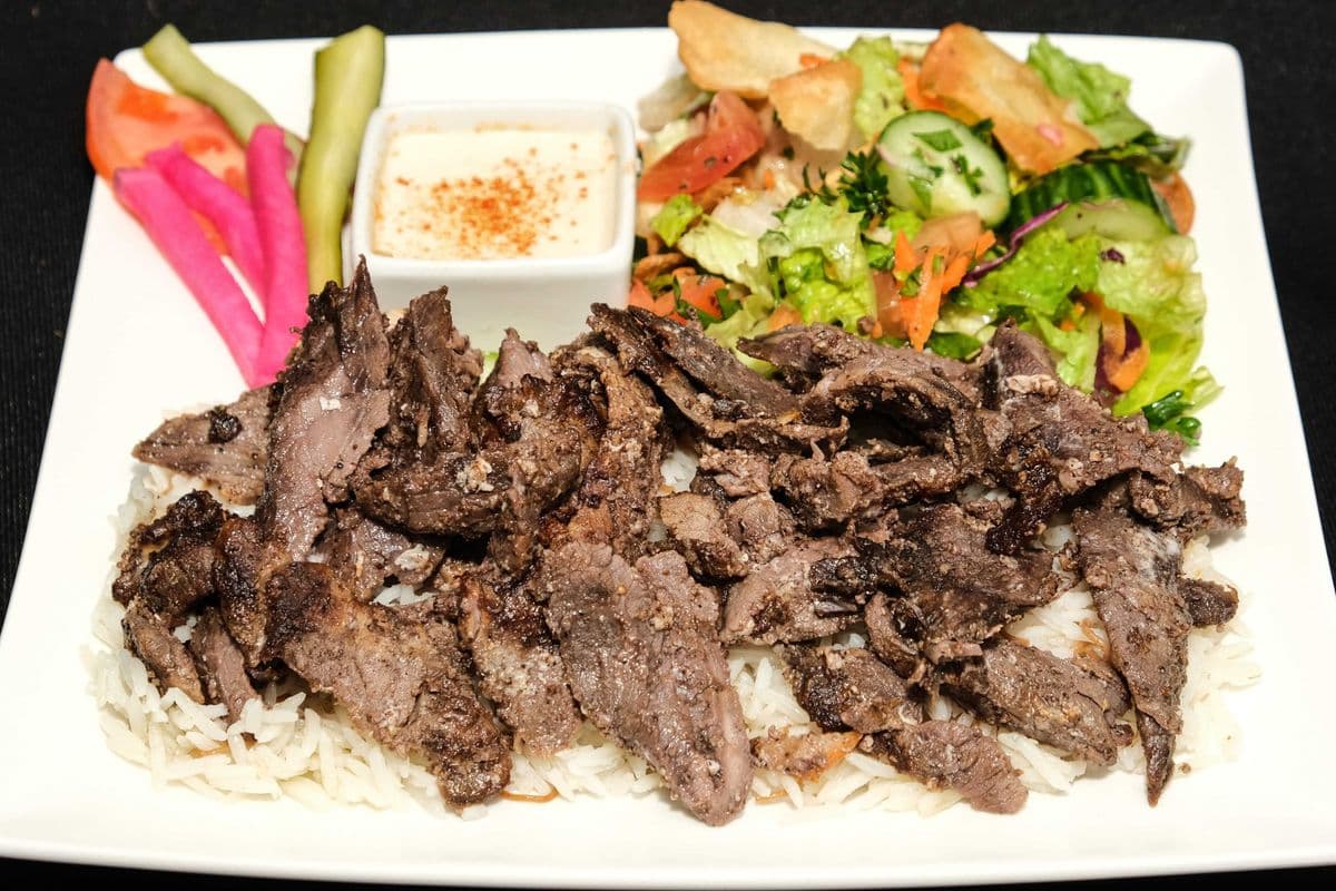 Beef Shawarma plate