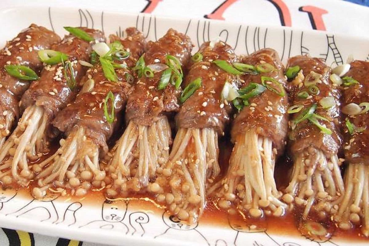 Enoki Beef Rolls (6 pcs)