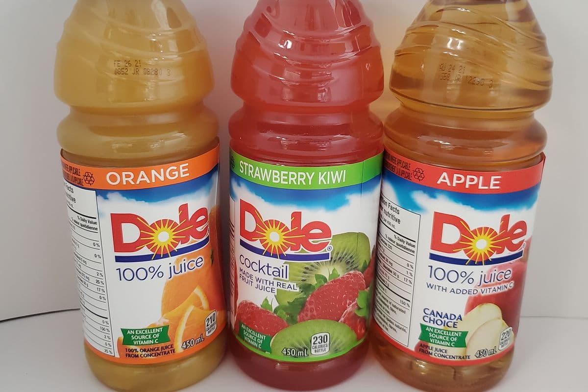 Dole 100% Juice (Assorted Flavors) 450 ml