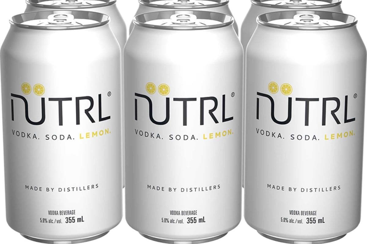 NUTRL VODKA SODA LEMON (6 PACK) (6 x 355ML CAN)