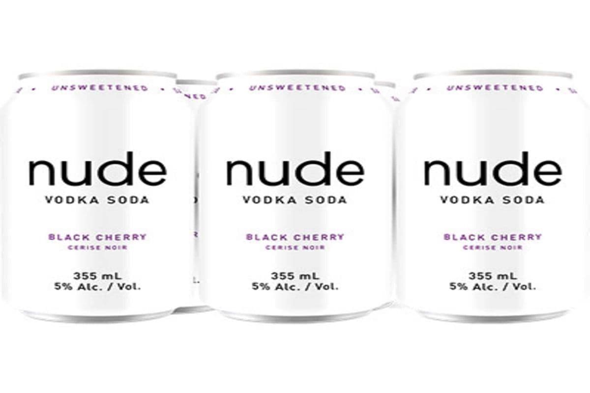 Nude Voda Soda Black Cherry 6cans x355ml (6 x 355ml)