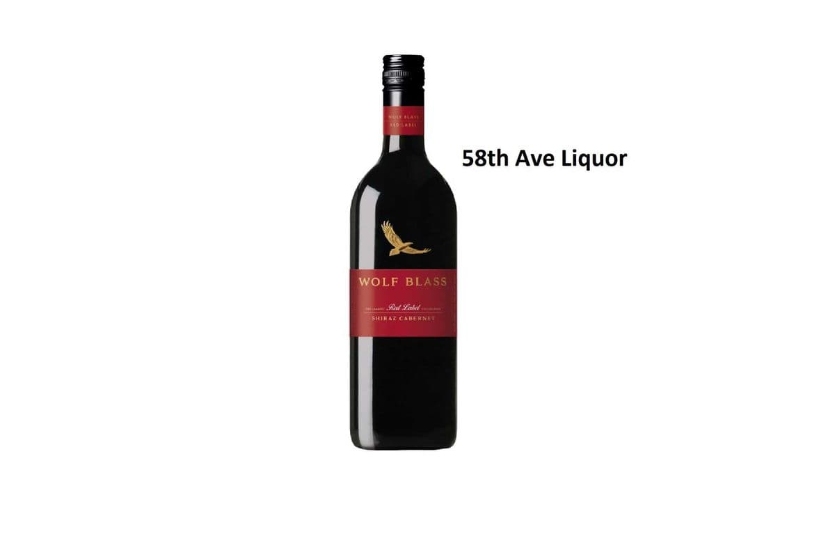 WOLF BLASS RED LABEL SHIRAZ CABERNET 750ML (1 x 750ML)