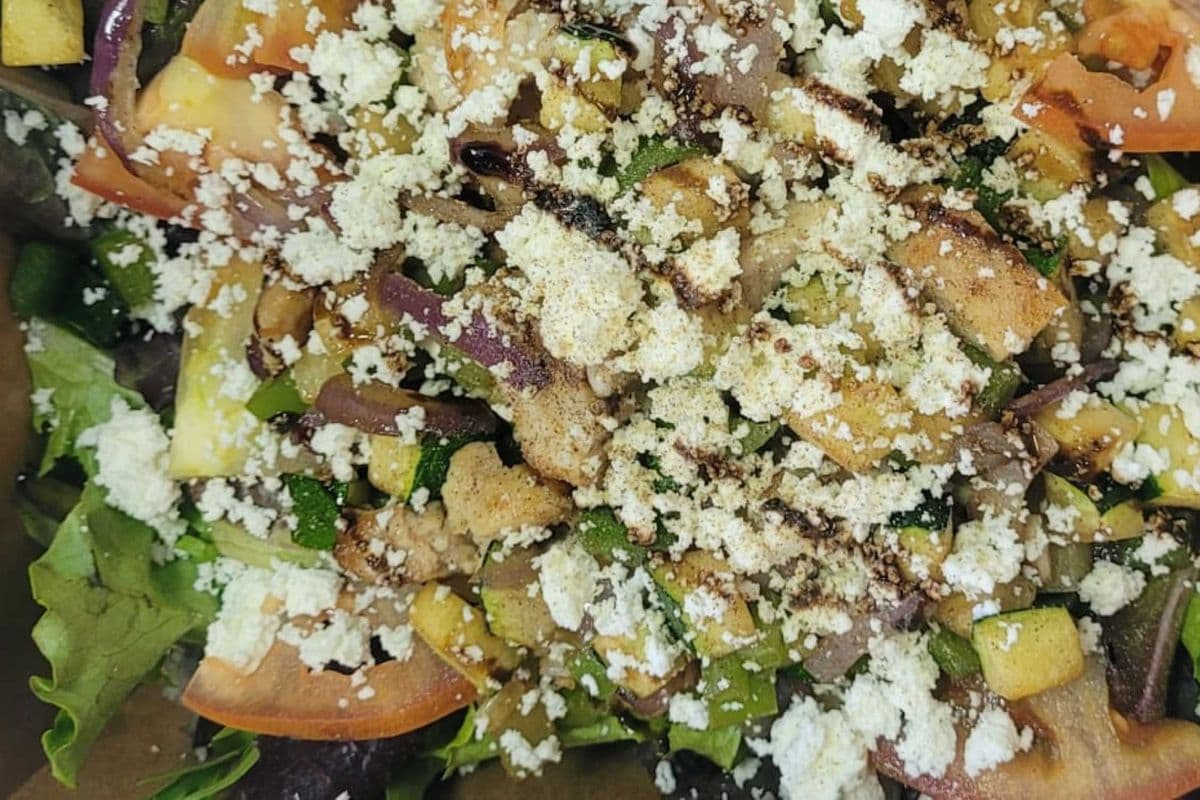 Warm Balsamic Glazed Chicken Entree Salad