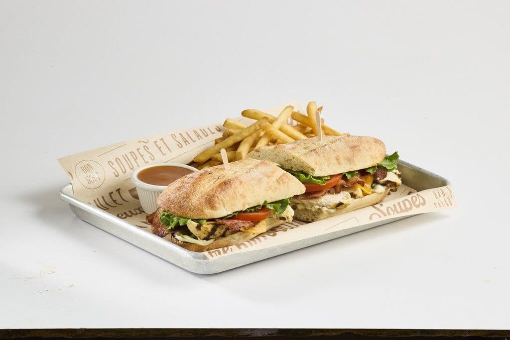 Ciabatta  poulet et bacon / Chicken and bacon ciabatta