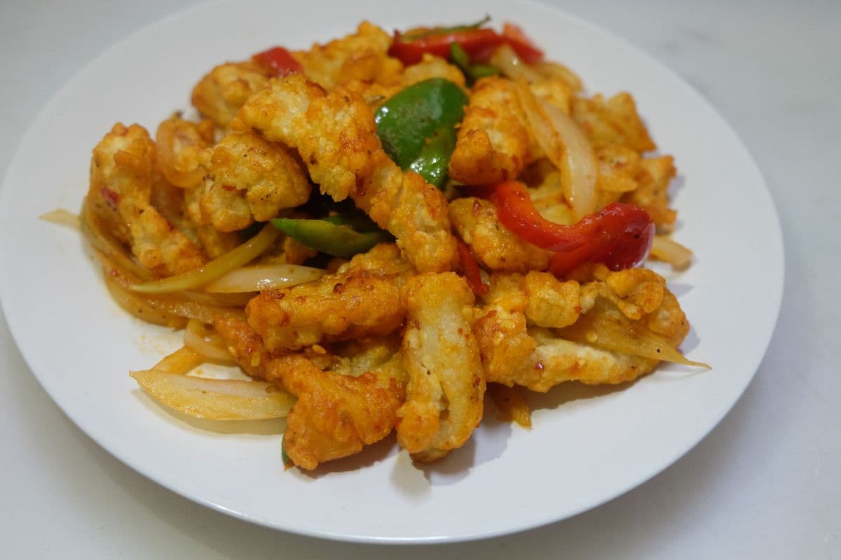 137. Salted and Pepper Deep-Fried Spicy Squid