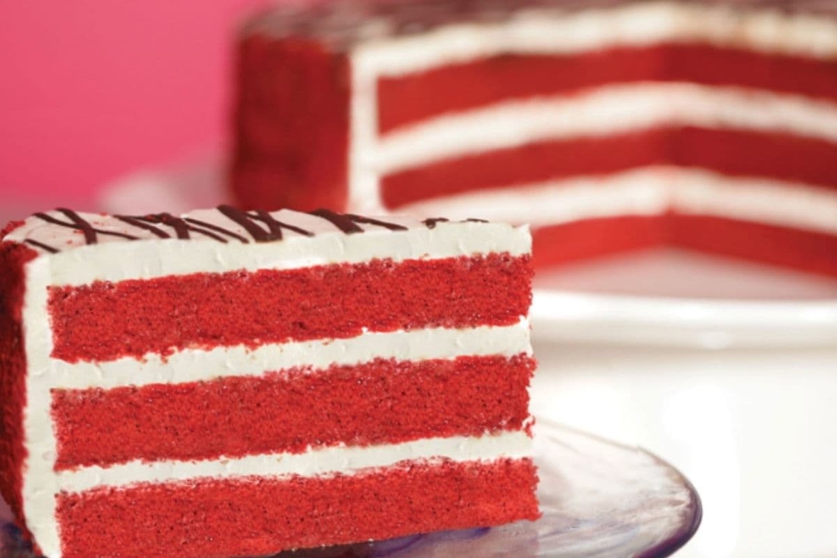 Red Velvet Cake Slice