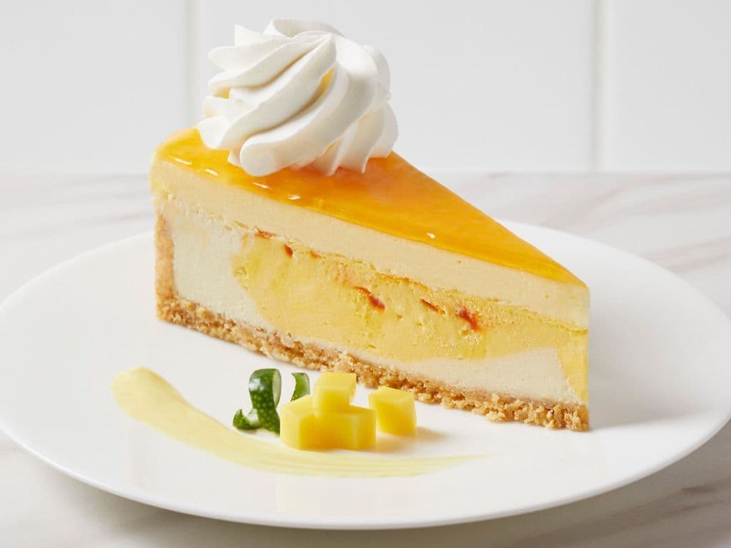 MANGO KEY LIME CHEESECAKE