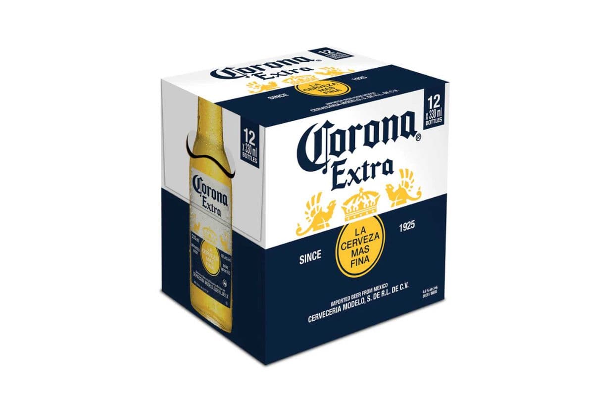 Corona Extra 12pk Bottles (1 x 330ml)