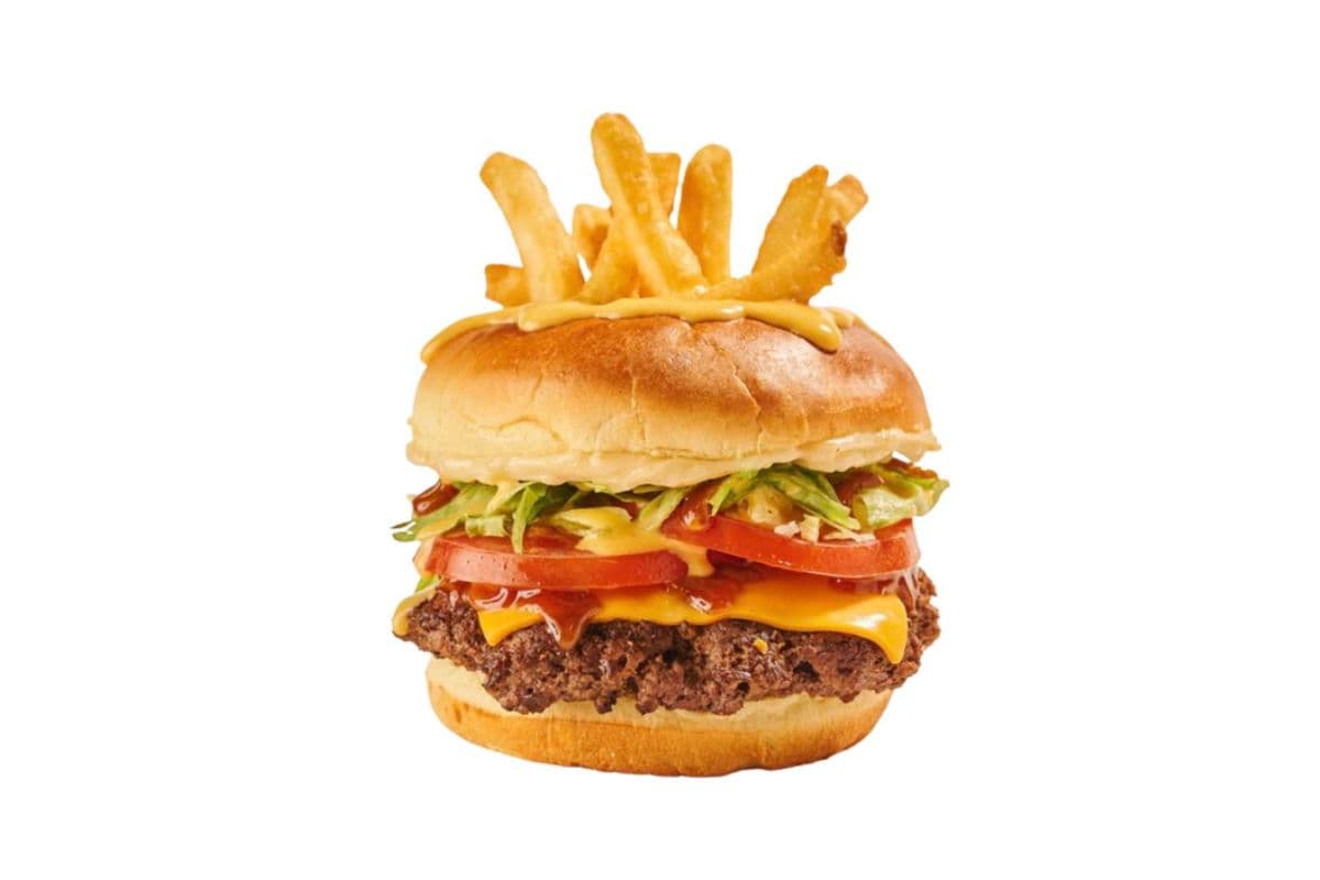 BBQ Cheese Dominator Burger