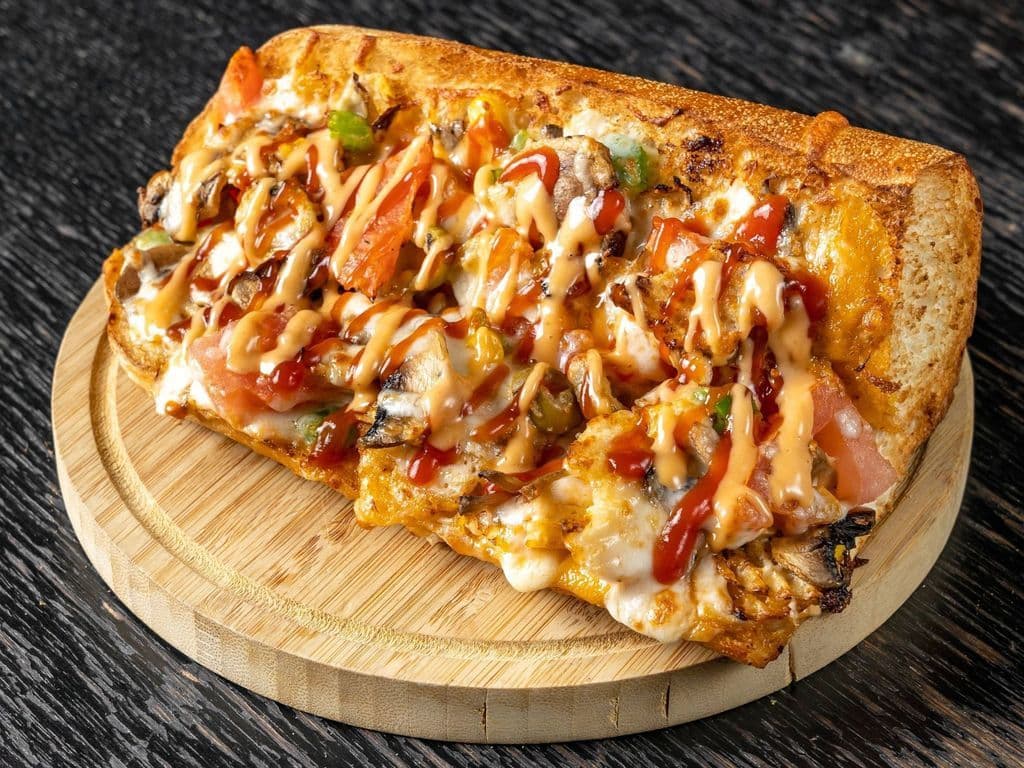 14” Veggie Pizza Sandwich