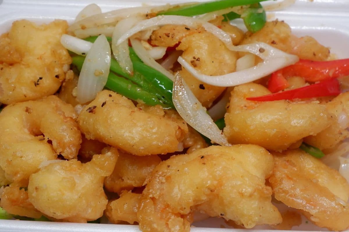 59. Salt and Pepper Prawns