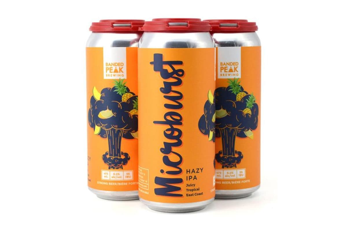 Banded Peak Microburst Hazy Ipa (4 Cans) (1 x 473ML)