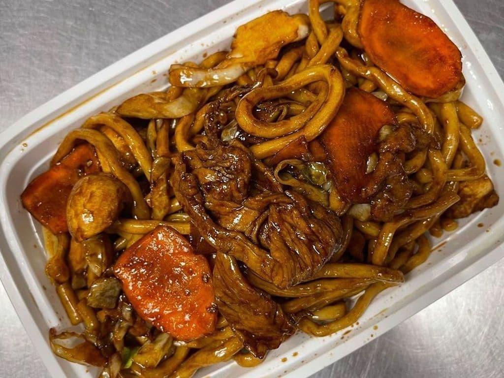 80a. Shanghai Noodles with Pork