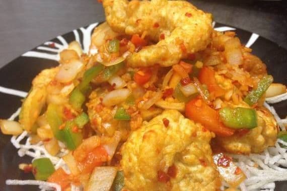 Spicy Pepper Shrimp (12 pcs)