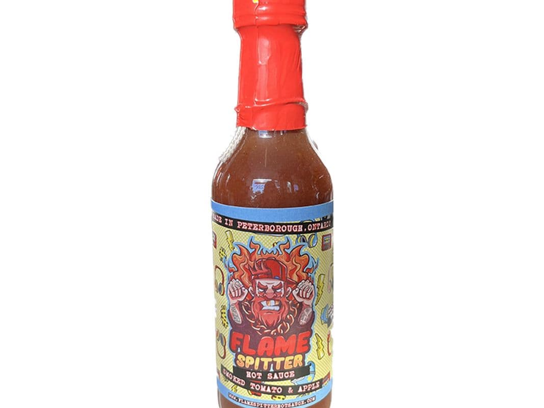 Flame Splitter Hot Sauce Bottle
