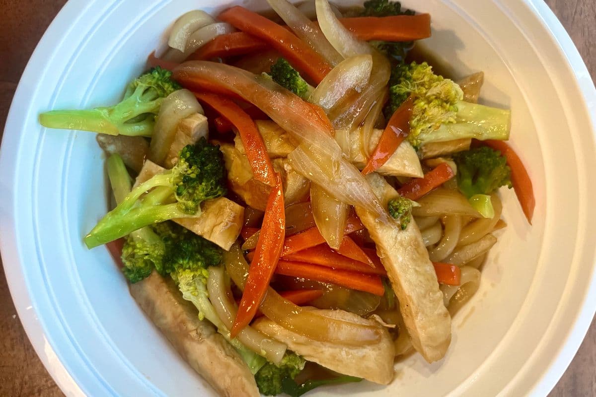 62. Pan-Fried Chicken Udon