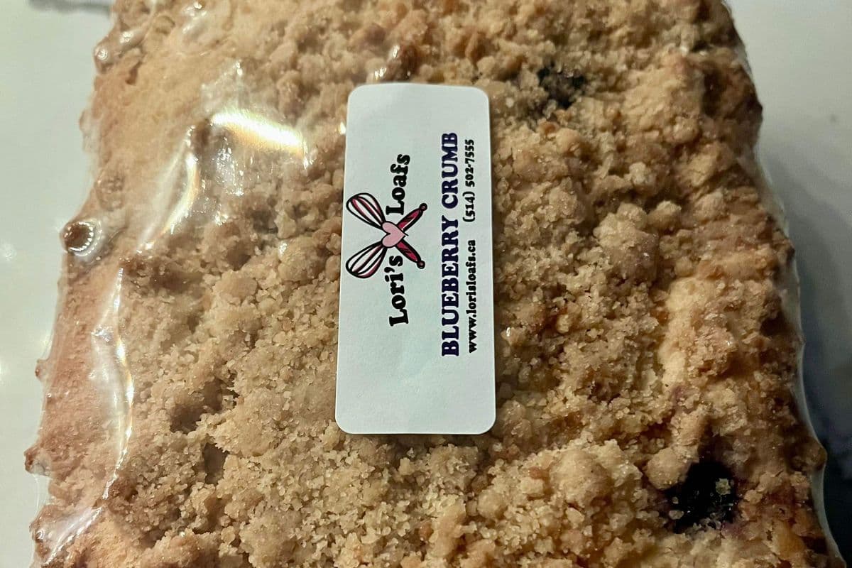 Crumble aux Bleuets / Blueberry Crumble Loaf