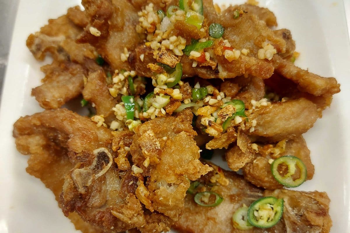 179. Deep-Fried Pork Chops with Spicy Salt and Chilli