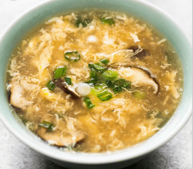 Mushroom Egg Drop Soup
