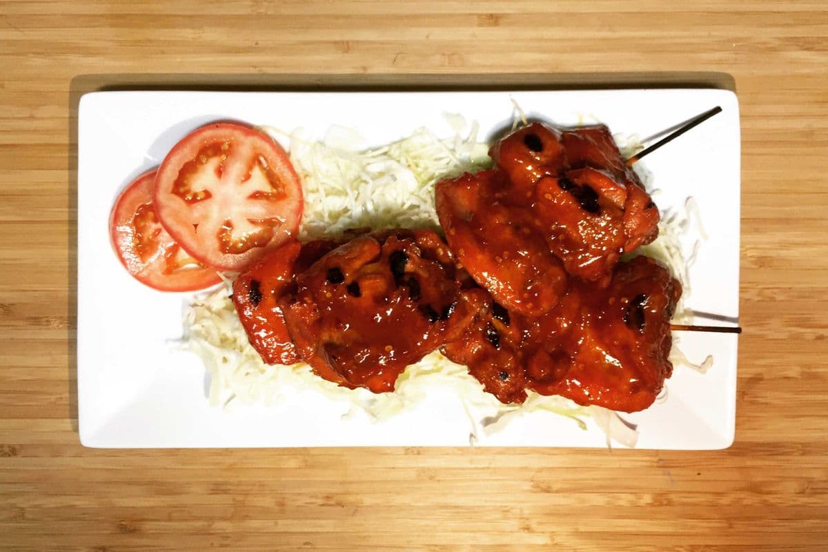 Spicy Grilled Chicken Satay Skewers