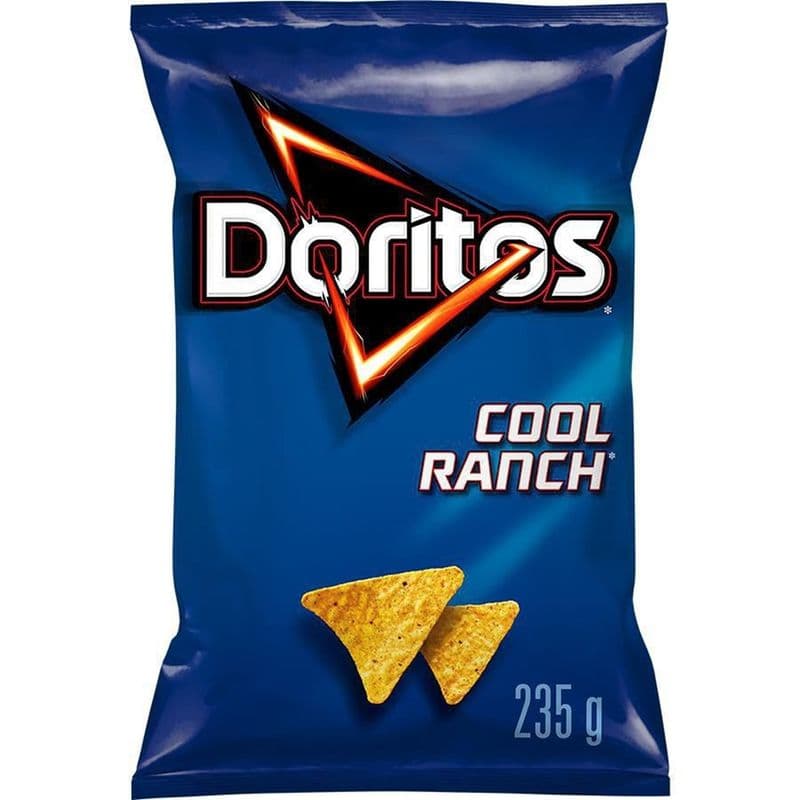 Doritos Chips Tortilla Cool Ranch 235g/ Doritos Tortilla Chips Cool Ranch 235g