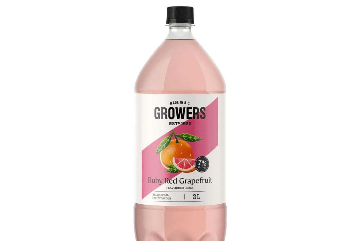 Growers Ruby Red Grapefruit Cider (2 L) (1 x 2L)