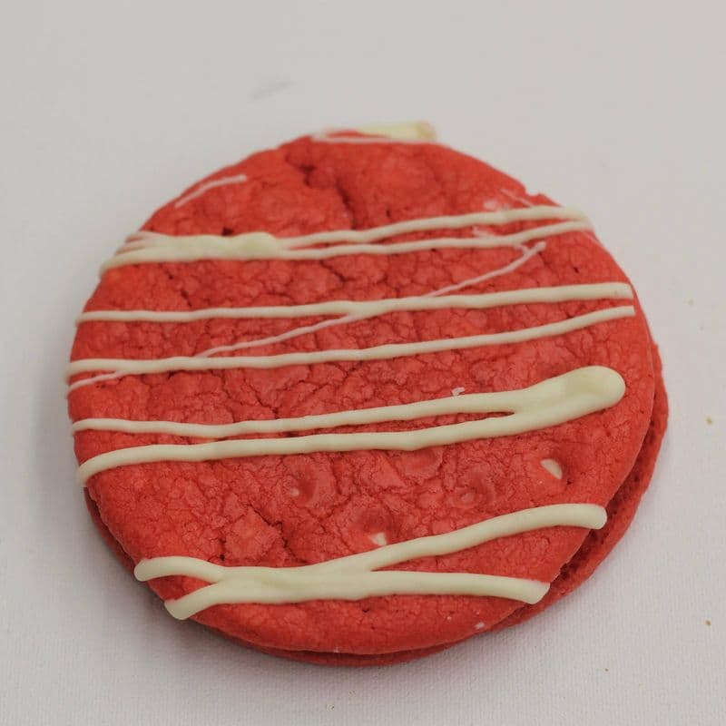 Red Velvet Cream Cheese Sandwich Cookie