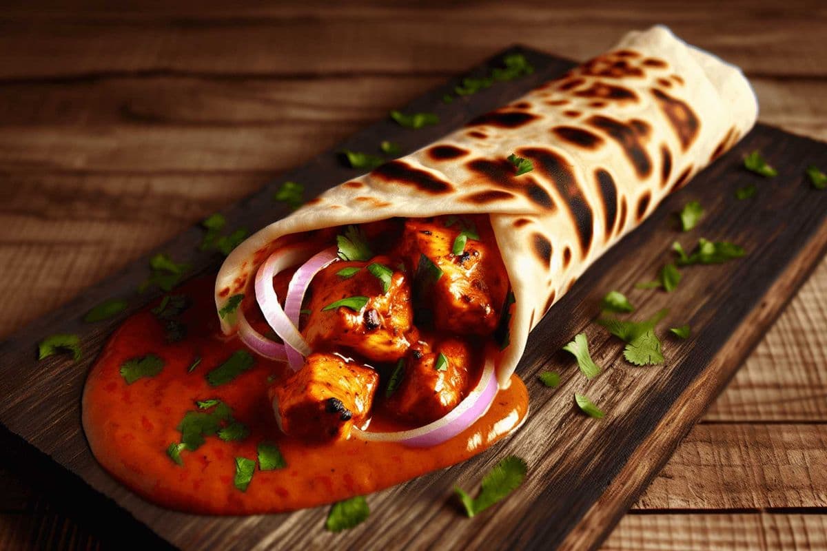 Chicken Tikka (2 Rolls)