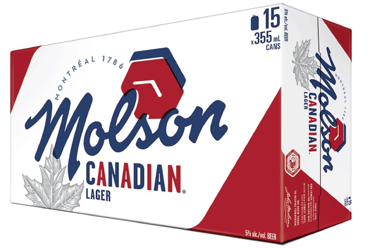 MOLSON CANADIAN 15 CANS (1 x 355ML)