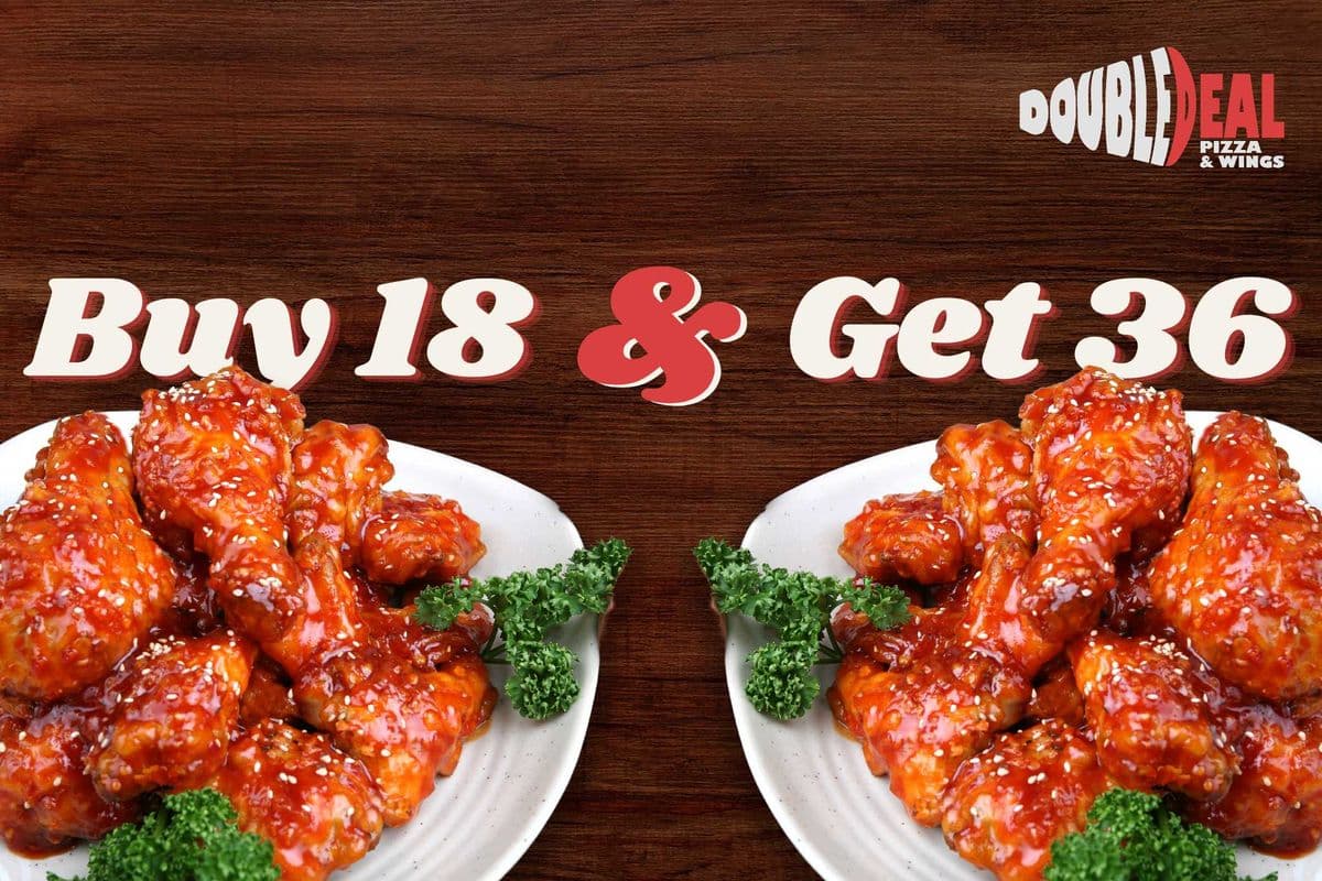 Buy 18 Get 36 Chicken Wings