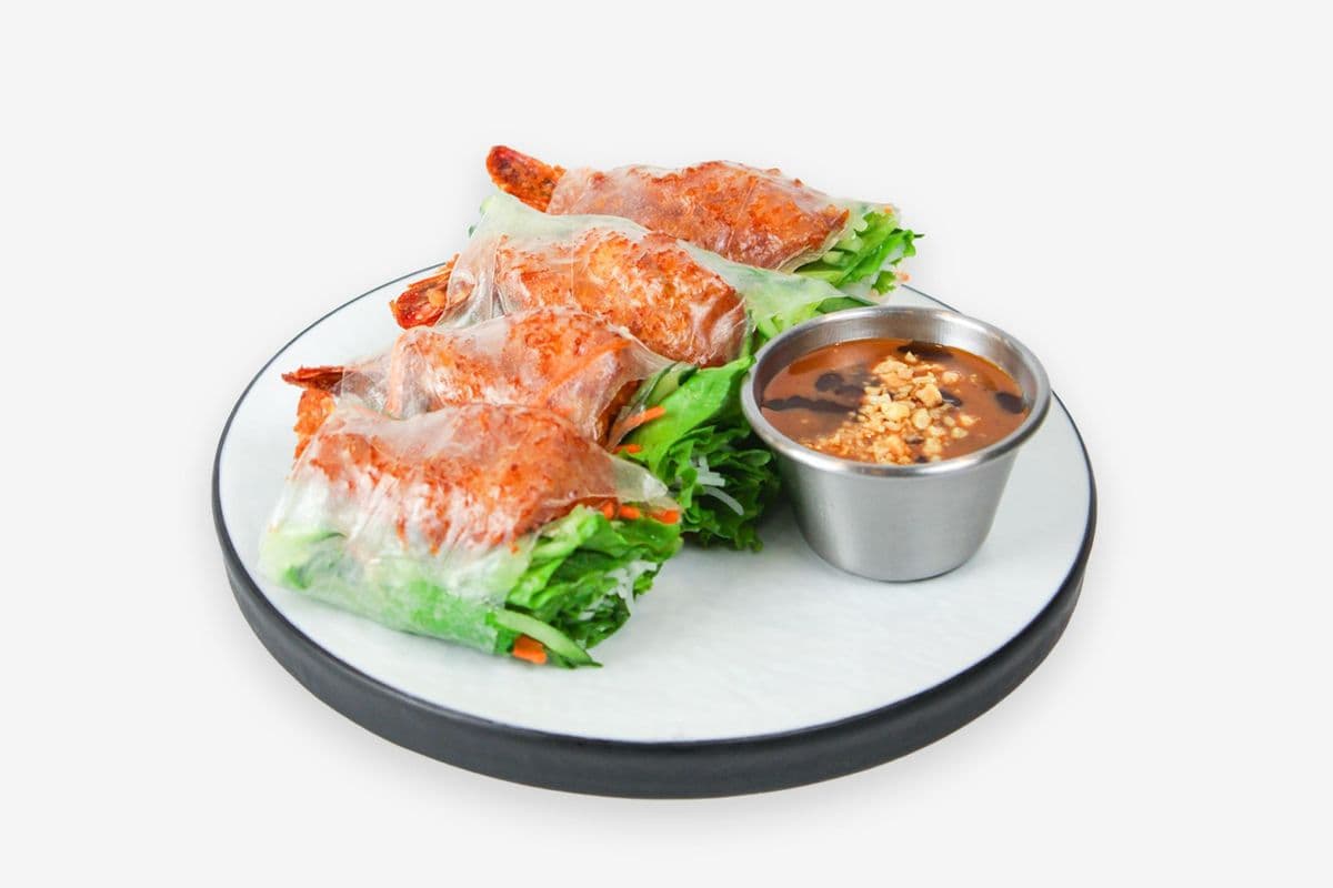 14. Coconut Shrimp Fresh Rolls (Tom Dua)