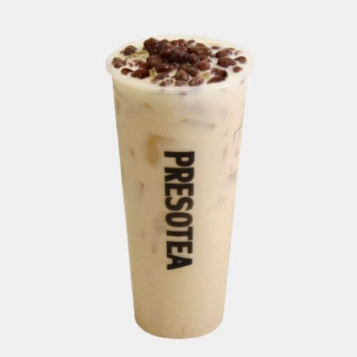 Red Bean Milk Tea / Thé au lait avec fèves rouges